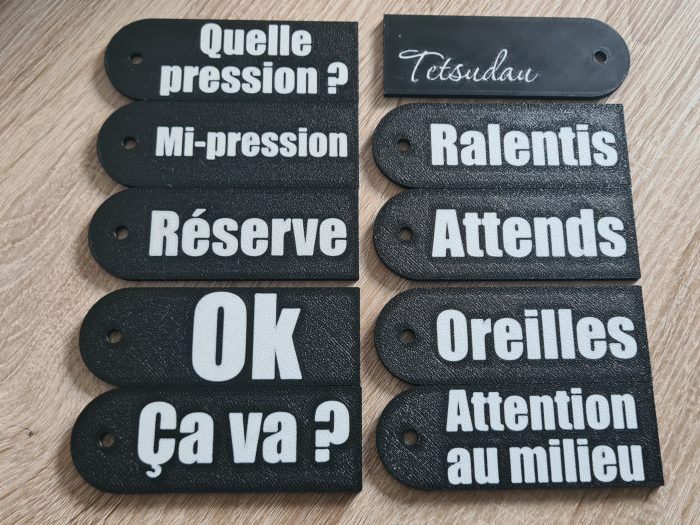 Étiquettes de signes plongée